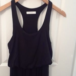 Black maxi dress